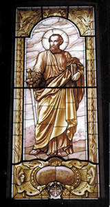 Vetrata dedicata a san Paolo